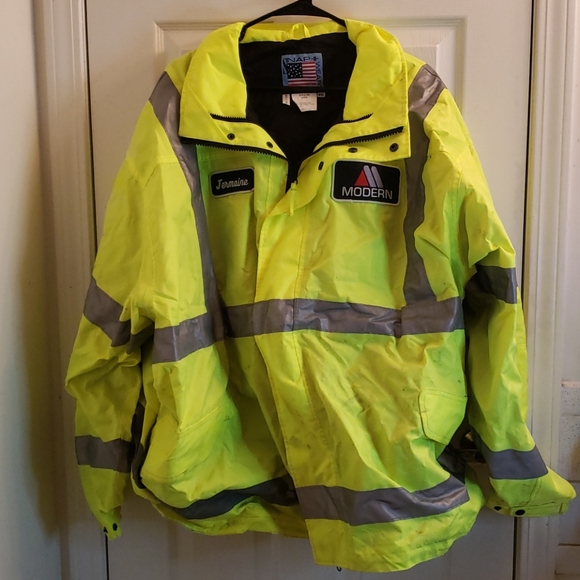 snap-n-wear Other - 🤯3/$12 Construction Jacket Neon Costume 4XL
